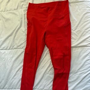 Fabletics Red Leggings